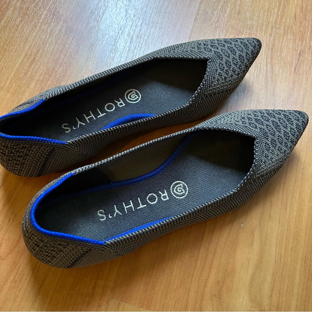 Rare Rothy's Walnut Python Point Flats - image 4